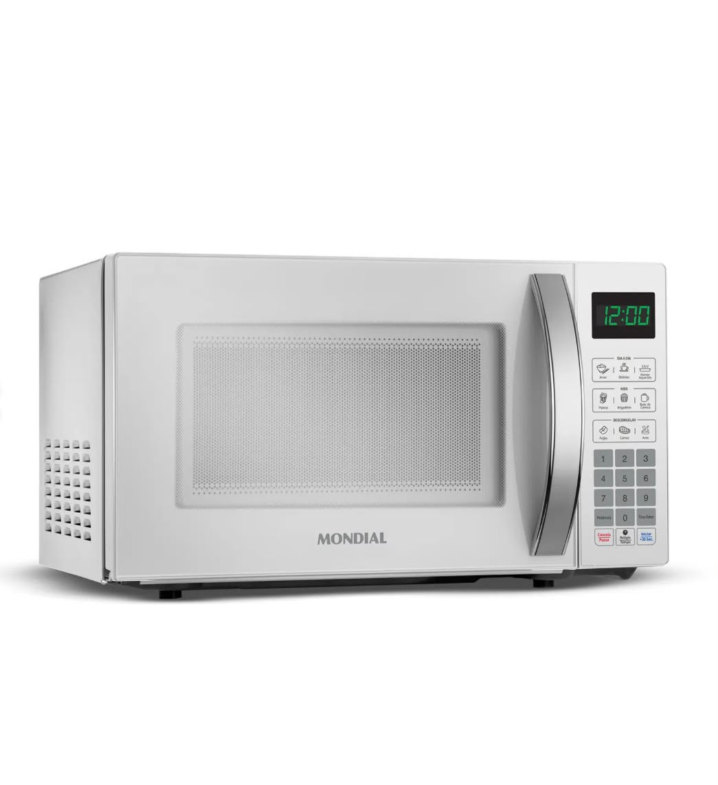 MICRO-ONDAS MONDIAL 21L 1200W + KIT DE POTES GRÁTIS, ÚLTIMAS 20 UNIDADES!