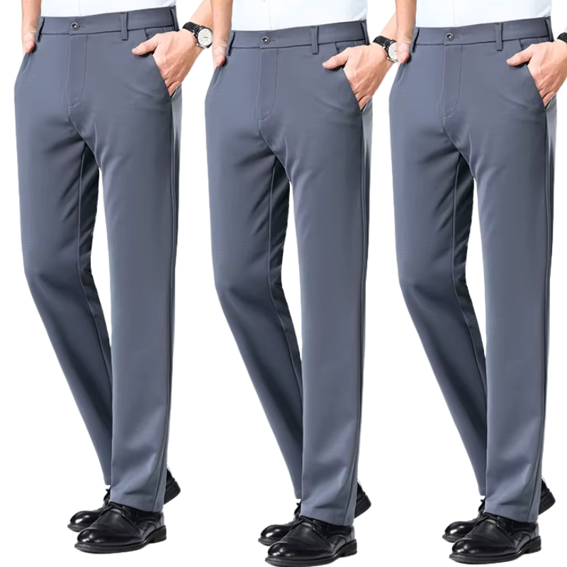 COMPRE 2 LEVE 3 | Calça Social Clássica Alfaiataria + Cinto de Brinde