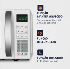 MICRO-ONDAS MONDIAL 21L 1200W + KIT DE POTES GRÁTIS, ÚLTIMAS 20 UNIDADES!