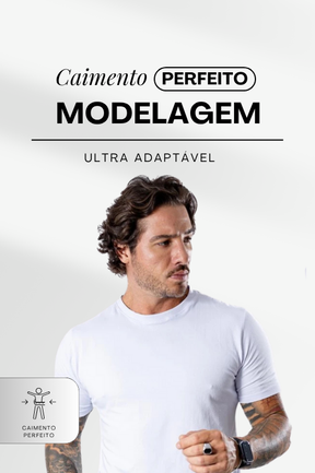 Kit com 2 Camisetas Cotton Tech Elastic