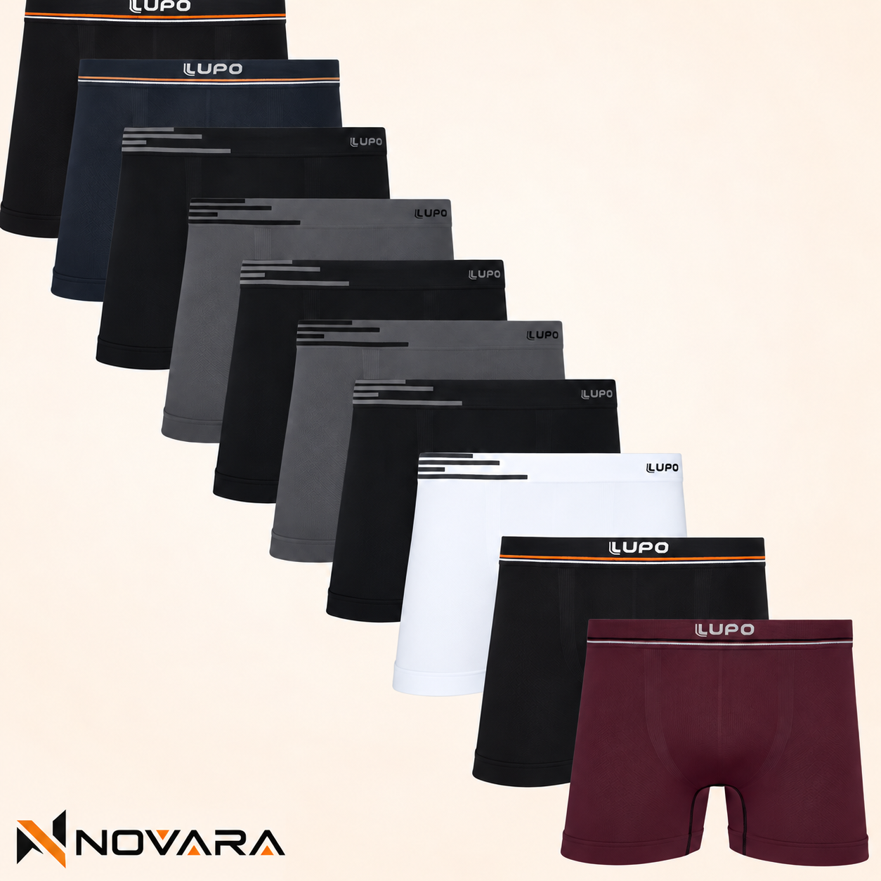 🚨 [LEVE 10, PAGUE 4] KIT 10 CUECAS BOXER LUPO + NECESSAIRE MASCULINA DE BRINDE 🎁 | QUEIMA DE ESTOQUE: ÚLTIMOS 4 KITS DISPONÍVEIS 🔥