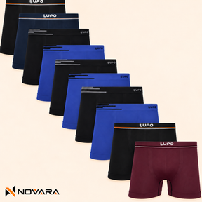 🚨 [LEVE 10, PAGUE 4] KIT 10 CUECAS BOXER LUPO + NECESSAIRE MASCULINA DE BRINDE 🎁 | QUEIMA DE ESTOQUE: ÚLTIMOS 4 KITS DISPONÍVEIS 🔥