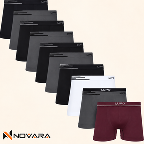 🚨 [LEVE 10, PAGUE 4] KIT 10 CUECAS BOXER LUPO + NECESSAIRE MASCULINA DE BRINDE 🎁 | QUEIMA DE ESTOQUE: ÚLTIMOS 4 KITS DISPONÍVEIS 🔥