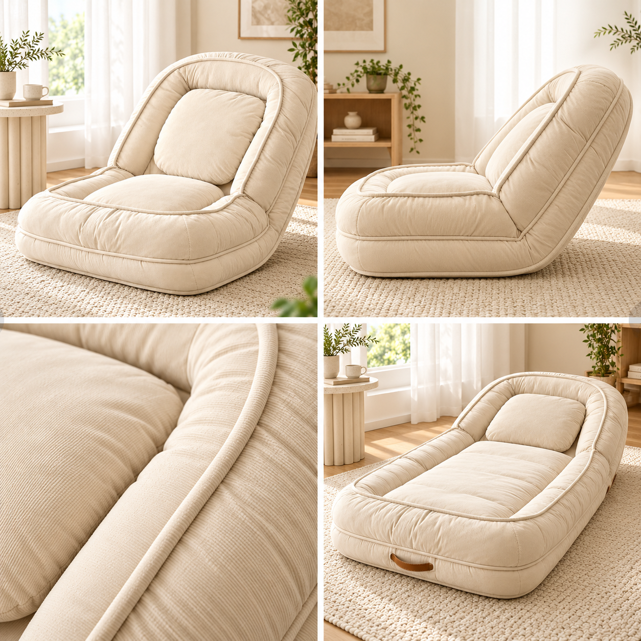 🚨 COMPRE 1 E LEVE 2 POLTRONAS-CAMA + BRINDES EXCLUSIVOS! RECLINÁVEL EM 5 POSIÇÕES, MACIA E DOBRÁVEL. RESTAM APENAS 8 UNIDADES!