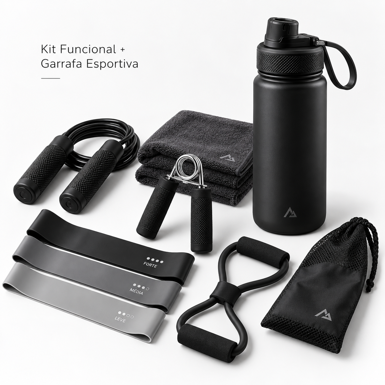 BIKE ERGOMÉTRICA FITNESS SUPORTA ATÉ 200KG  PAINEL DIGITAL + KIT TREINO FUNCIONAL E GARRAFA ESPORTIVA! ÚLTIMAS 20 UNIDADES 🚨
