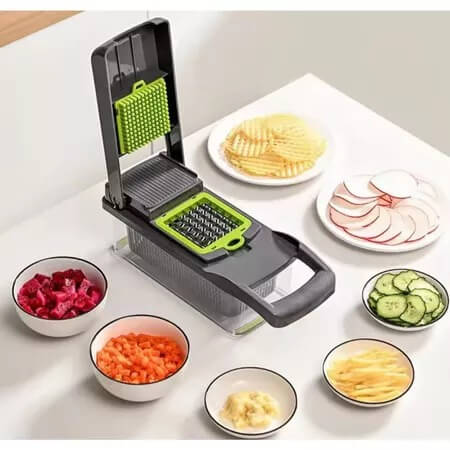UltraChef™ – Cortador e Fatiador Multifuncional 16 em 1