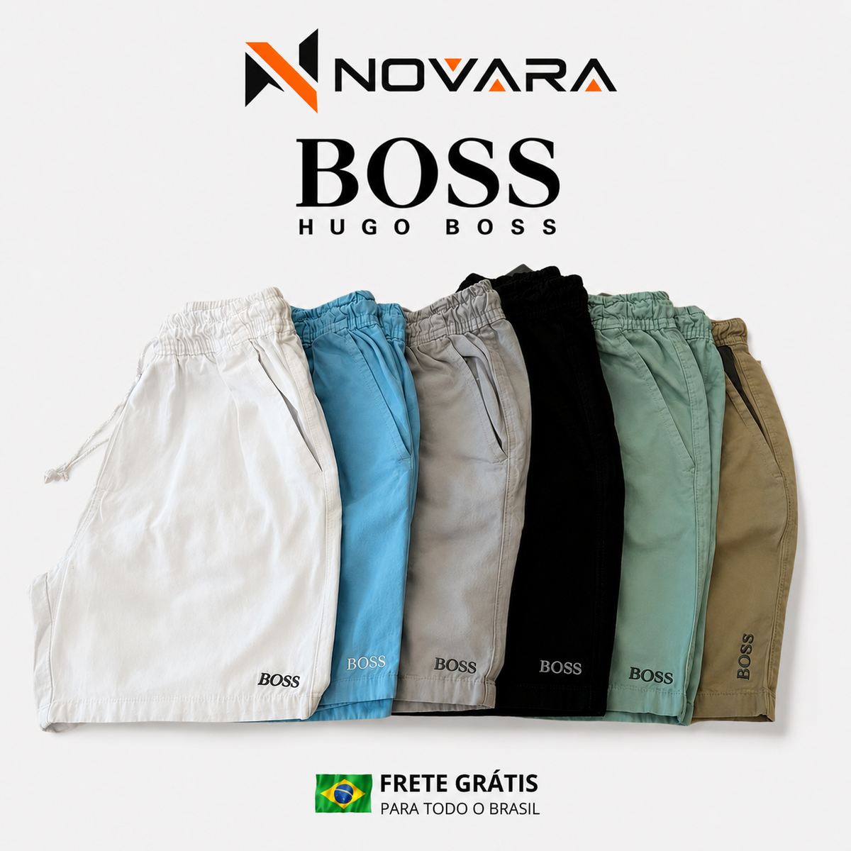 🚨[LEVE 6, PAGUE 3] KIT 6 SHORTS MAURICINHO PREMIUM + ÓCULOS EXCLUSIVO DE BRINDE 🎁 RENOVE SEU GUARDA-ROUPA PAGANDO METADE 🔥  QUEIMA DE ESTOQUE: ÚLTIMAS UNIDADES COM ESTE DESCONTO! 🩳
