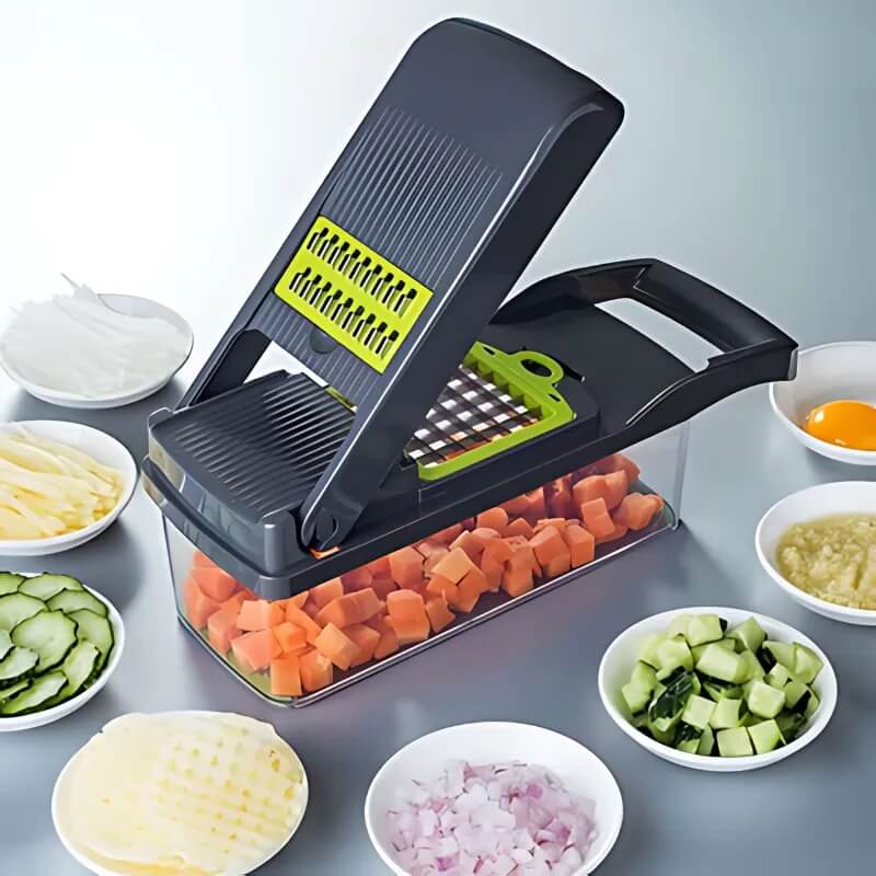 UltraChef™ – Cortador e Fatiador Multifuncional 16 em 1