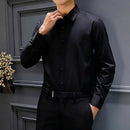 |Leve 5 Pague 3| Camisa Masculina Luxer em Seda Gelo e Manga Longa |Estilo Absoluto|