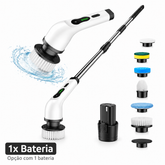 🚨 [Compre 1 Leve 2]  Esfregão Elétrico 9 Em 1 Sem fio Escova De Limpeza Pesada Multiuso 360 Recarregável Giratória. Queima de estoque restam 13 unidades🔥🔥