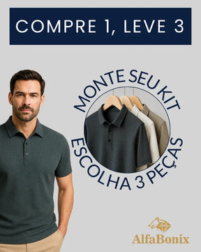 Kit Camisa Polo Alfa Gelato – Compre 1, Leve 3