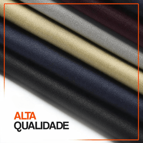 Frete Grátis | Calça Social Clássica Alfaiataria + Cinto Social Couro