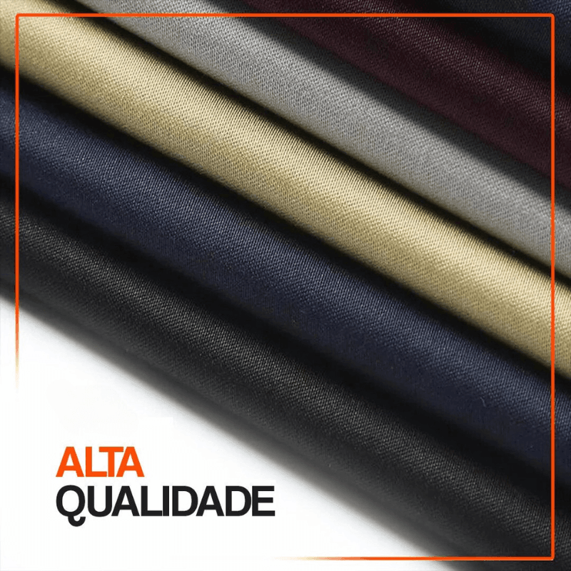Frete Grátis | Calça Social Clássica Alfaiataria + Cinto Social Couro