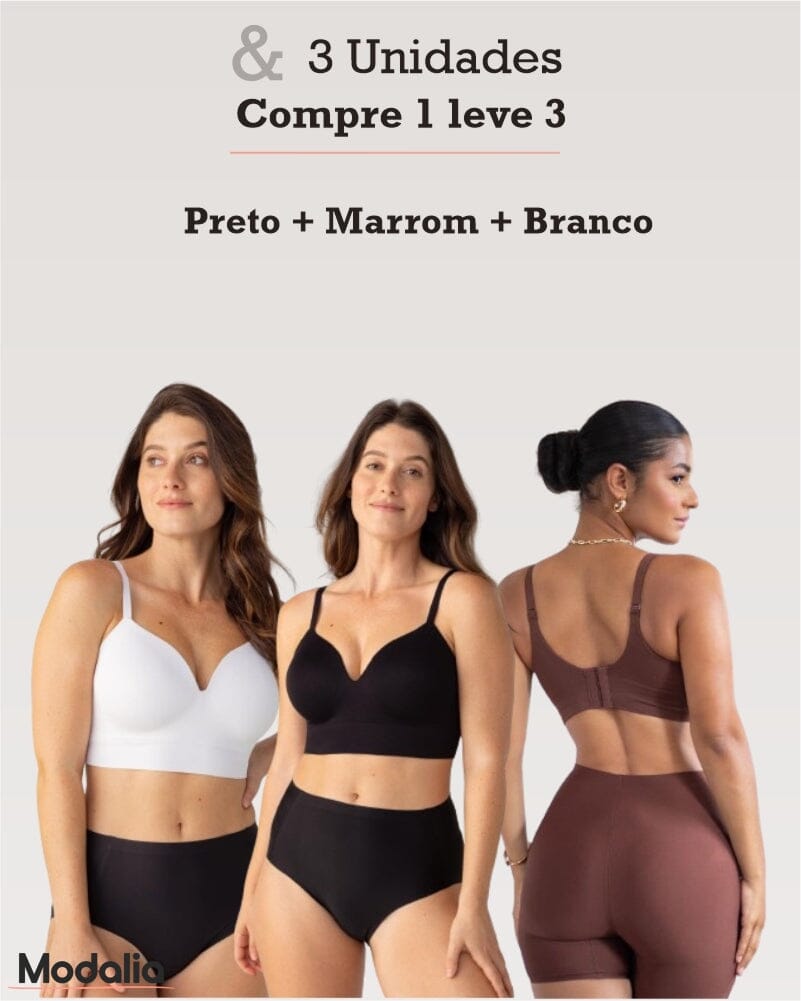 Sutiã Modelador Libelle [Compre 1 Leve 3]
